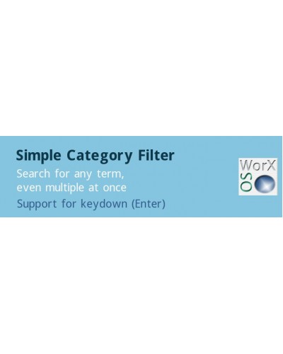 Simple Category Filter	